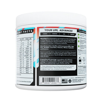Advanced Energy - Energy Boosting Formula with Electrolytes for Hydration - L-Theanine to Combat Jitters - Sugar Free & Keto Friendly - No Maltodextrin (40 Servings) (Rocket Pop)