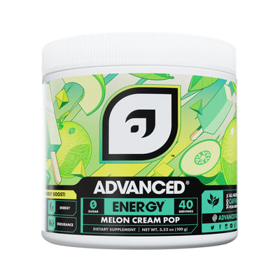 Advanced Energy - Energy Boosting Formula with Electrolytes for Hydration - L-Theanine to Combat Jitters - Sugar Free & Keto Friendly - No Maltodextrin (40 Servings) (Rocket Pop)