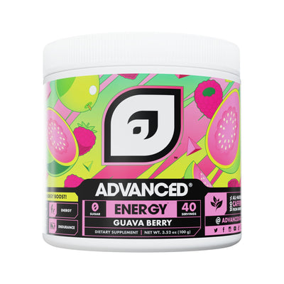 Advanced Energy - Energy Boosting Formula with Electrolytes for Hydration - L-Theanine to Combat Jitters - Sugar Free & Keto Friendly - No Maltodextrin (40 Servings) (Rocket Pop)