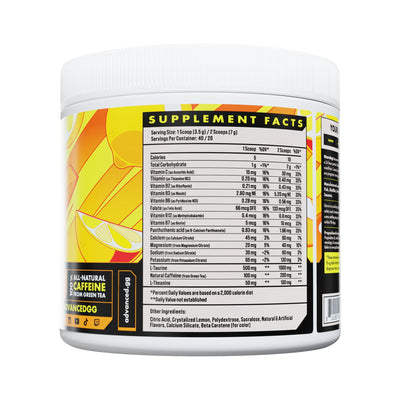 Advanced Energy - Energy Boosting Formula with Electrolytes for Hydration - L-Theanine to Combat Jitters - Sugar Free & Keto Friendly - No Maltodextrin (40 Servings) (Rocket Pop)