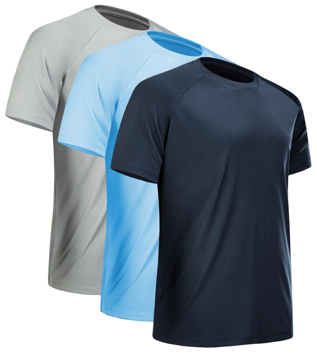 CE' CERDR Mens Workout Shirts Quick Dry Performance Short Sleeve Athletic Shirts