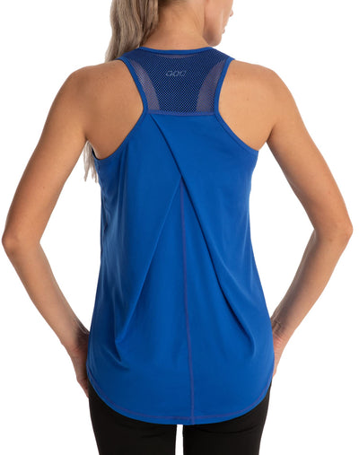 Aeuui Womens Workout Tops for Women Racerback Tank Tops Mesh Yoga Shirts Athletic Running Tank Tops Sleeveless Gym Clothes