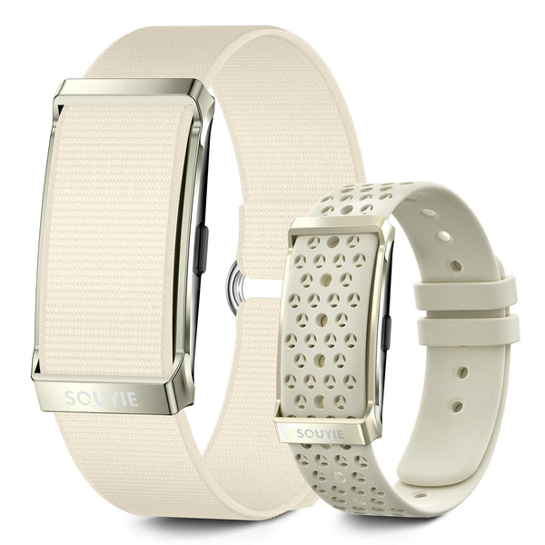 Smart Bracelet for Men Women, Health Activity Fitness Trackers, 24/7 Continuous Heart Rate/Blood Pressure/HRV/Stress Monitor, 24H Sleep Tracker, 170+ Sports Modes Smart Wristband with Free APP 2 Bands