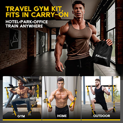 Pilates Equipment, Portable Pilates Bar Kit with Resistance Bands, Professional Adjustable Heavy Duty Squat Workout Equipment for Men, Home Gym Muscle Strength Training, Full Body Exercise