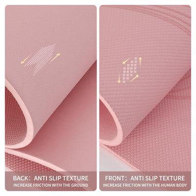 Large Yoga Mat-72’x36’x0.4’ Extra Width ＆ Thick,Comfortable,Non-Slip Exercise Mat-Works Great on All Floor for Stretching,Yoga Studio,Gym or Home Workouts