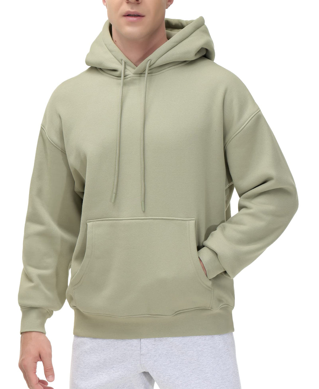 THE GYM PEOPLE Men's Fleece Pullover Hoodie Loose Fit Ultra Soft Hooded Sweatshirt With Pockets