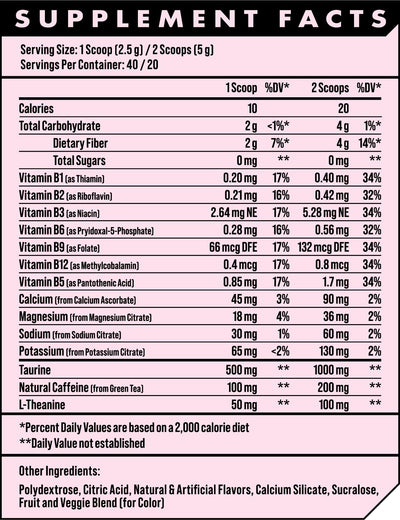 Advanced Energy - Energy Boosting Formula with Electrolytes for Hydration - L-Theanine to Combat Jitters - Sugar Free & Keto Friendly - No Maltodextrin (40 Servings) (Rocket Pop)