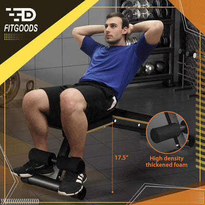 Adjustable Weight Bench - Heavy-Duty Foldable Workout Bench for Home Gym, 660 LBS Capacity, Incline & Decline, Multi-Position Strength Training Bench, Compact Storage