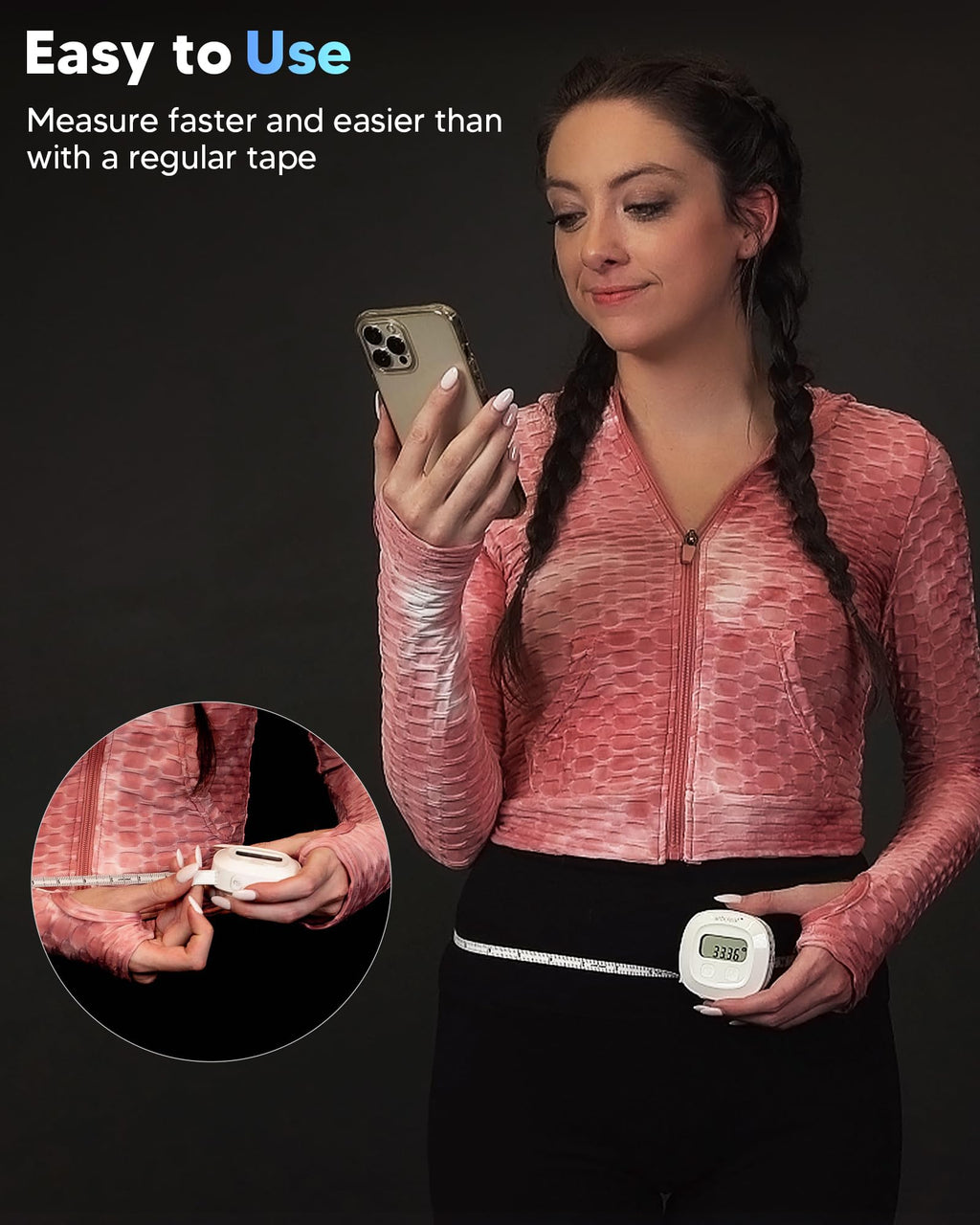 Arboleaf Smart Scale with BMI, Body Fat, Muscle Mass, 14 Composition Metrics, Large LED Display, Digital Bathroom Scale for Weight, Accurate Weighing Machine, App Sync, 500lbs, 11.8"