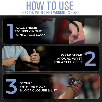 Rip Toned 18” Wrist Wraps - USPA Endorsed Wrist Straps for Weightlifting - Quality Wrist Support - Adjustable, Durable, Machine Washable - Gym Wraps for Powerlifting - for Men & Women