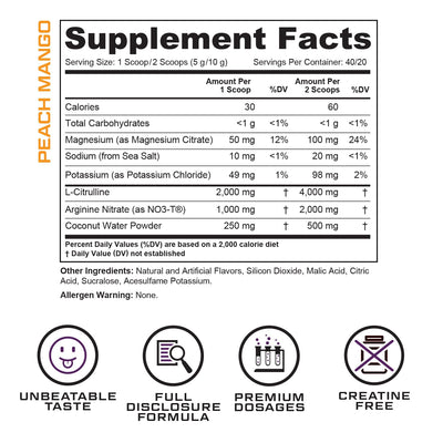 Cutler Nutrition Amplify Pump Pre Workout Caffeine Free Nitric Oxide Booster containing Arginine and Citrulline Pre-Workout for Maximum Pumps Sour Lemonade Flavor