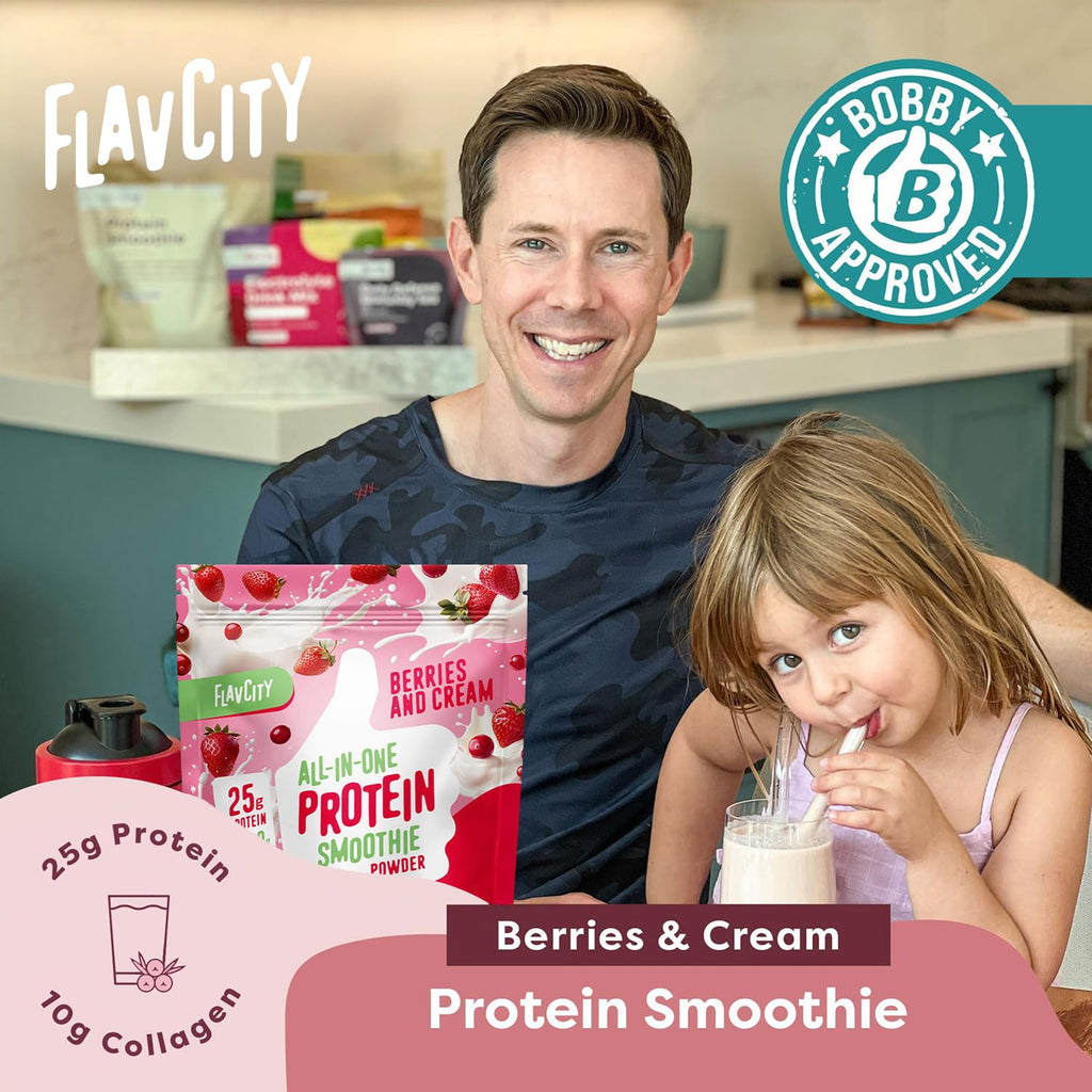 FlavCity Grass Fed Whey Chocolate Protein Powder - Chocolate Peanut Butter - 25g Protein & 10g Collagen - Made with Organic Cocoa & Coconut Milk - Gluten Free & No Added Sugars (20 Servings)