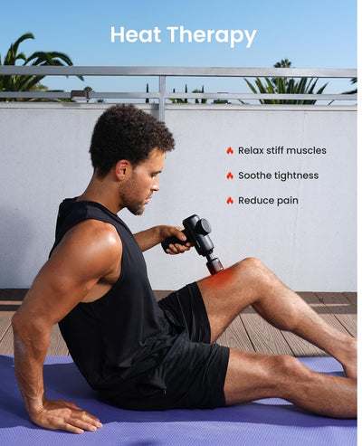 RENPHO Active Thermacool 2 Massage Gun with Heat and Cold Therapy, Christmas Gifts, [2025 Upgraded] Professional Deep Tissue Handheld Massager, Percussion Body Muscle Masajeador for Men Women Athletes