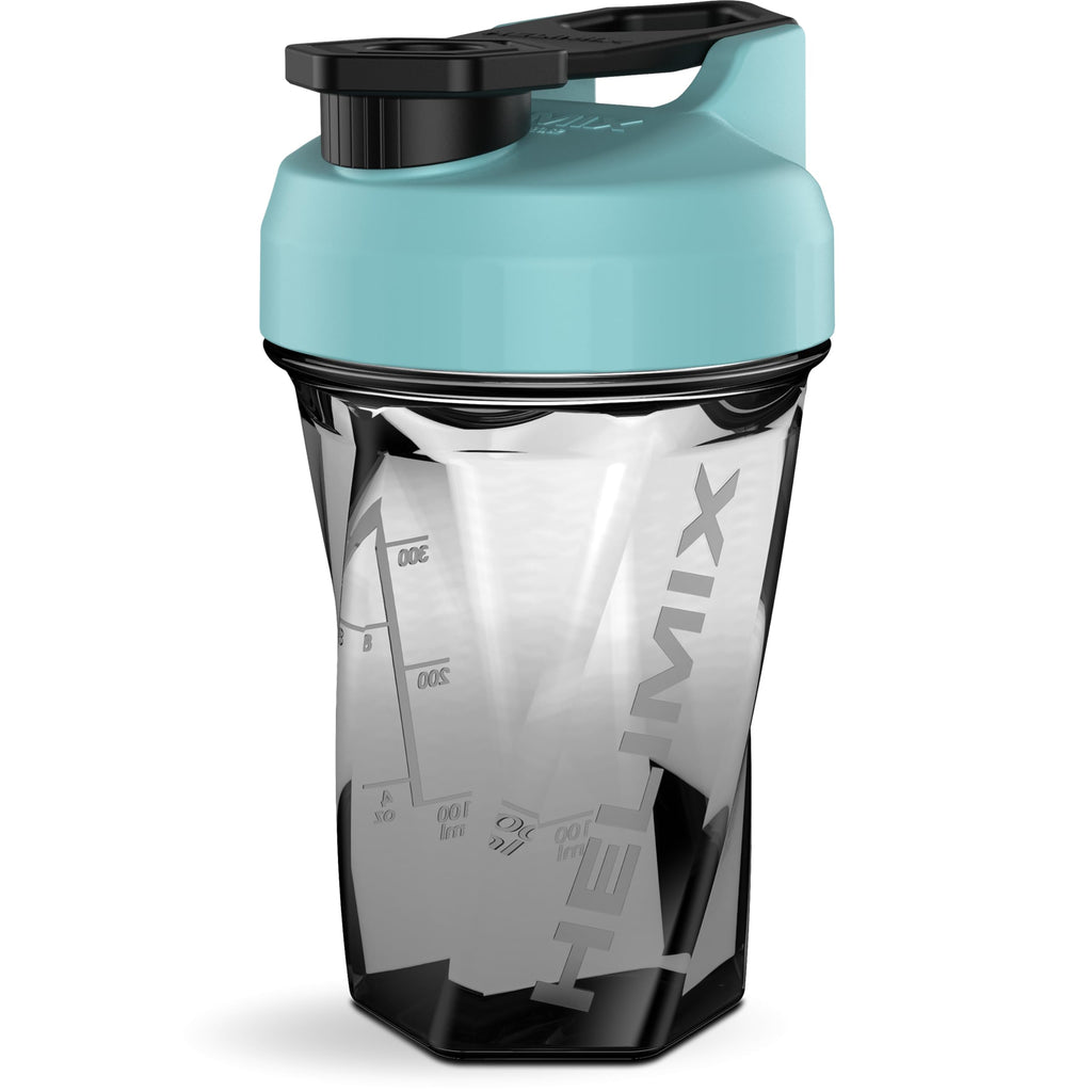 HELIMIX 2.0 Vortex Blender Shaker Bottle Holds upto 28oz | No Blending Ball or Whisk | USA Made | Portable Pre Workout Whey Protein Drink Shaker Cup | Mixes Cocktails Smoothies Shakes | Top Rack Safe