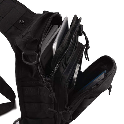 Tactical Shoulder Bag,1000D Outdoor Military Sling Daypack Backpack