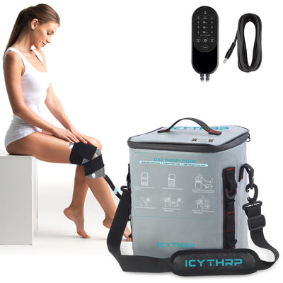 Cold Therapy Machine with Programmable Timer, Portable Ice Machine for Knee After Surgery, Knee Replacement Recovery System for Pain Relief with Compression Pad