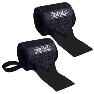 Heavy Duty Wrist Wraps & Lifting Straps – Weightlifting Wrist Wraps for Men with Silicone Grip & Padding – Gym Wrist Straps for Weightlifting