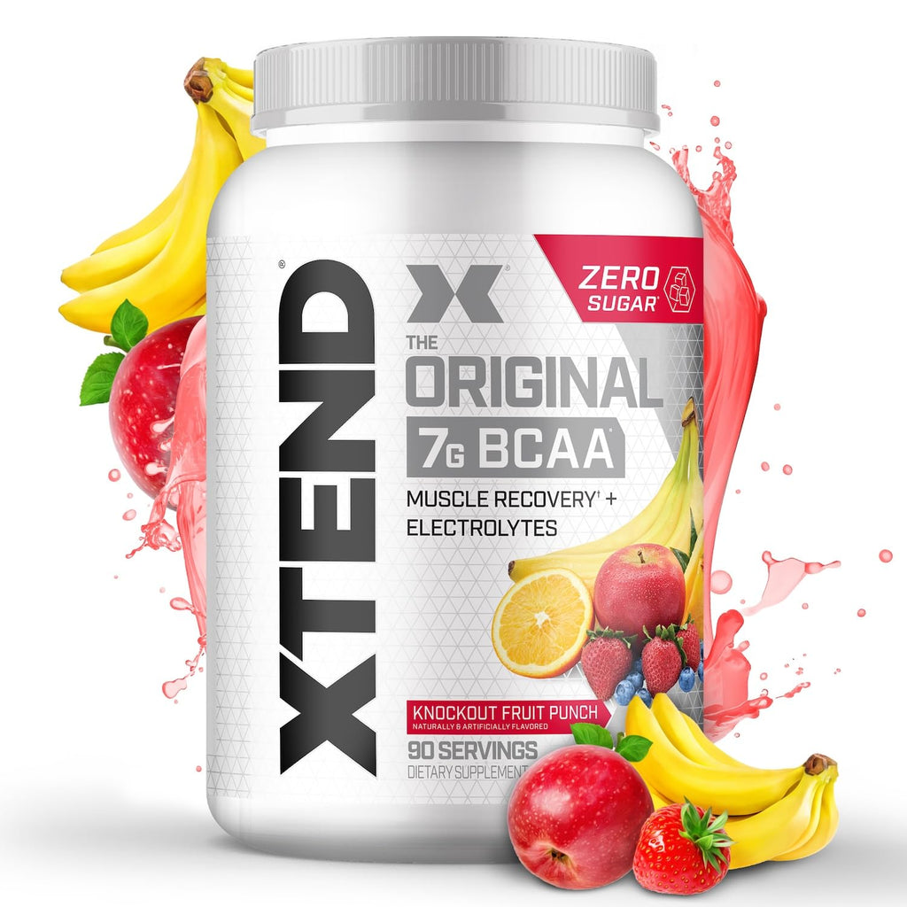 Xtend Original BCAA Powder 7g BCAA and 2.5g L-Glutamine, Sugar Free Post Workout Muscle Recovery Drink with Amino Acids for Men & Women, 30 Servings