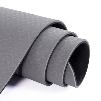 Yoga Mat Non Slip, Pilates Fitness Mats, Eco Friendly, Anti-Tear 1/4" Thick Yoga Mats for Women, Exercise Mats for Home Workout with Carrying Sling and Storage Bag