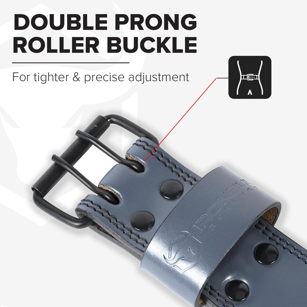 7mm Leather Weight Lifting Belt (IPF, USAPL, USPA, IPL USAW & IWF Approved) - 4" to 2” Tapered Premium Weightlifting Belt for Olympic Lifting, Powerlifting, Cross training, Gym, Workout & Weight Training - Weightlifting Belts for Men and Women