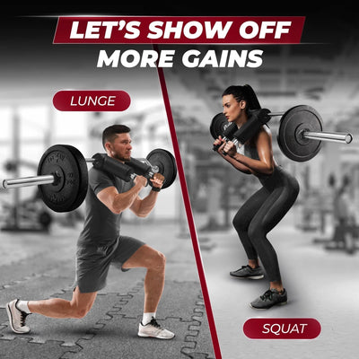 Yes4All Multi Grip Barbell & Cable Attachment - Swiss Bar, American Bar for Greater Range of Motion, with 2 Collars, Fits Olympic Weight Plates - Home Gym & Support Pressing, Lifting & Curls