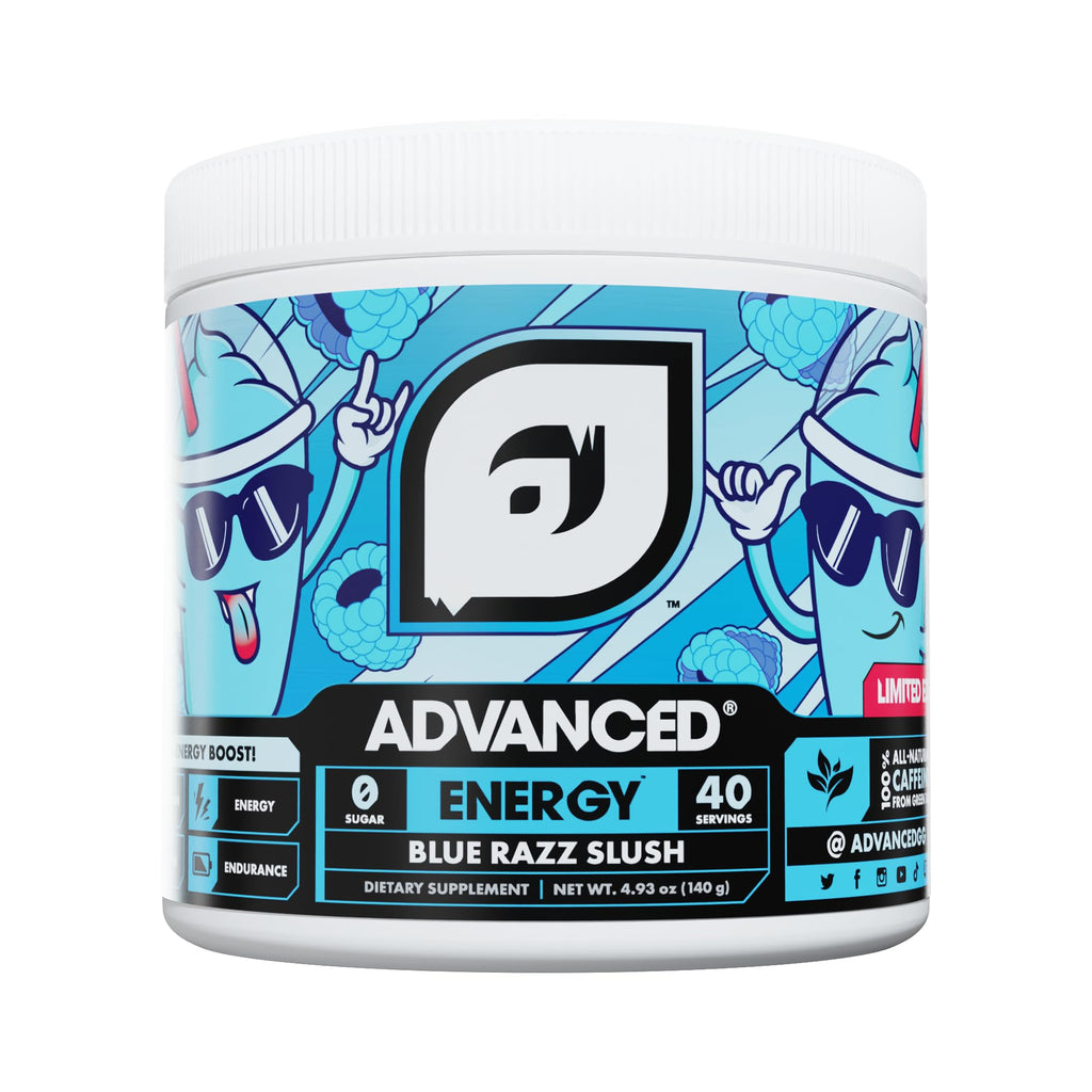 Advanced Energy - Energy Boosting Formula with Electrolytes for Hydration - L-Theanine to Combat Jitters - Sugar Free & Keto Friendly - No Maltodextrin (40 Servings) (Rocket Pop)
