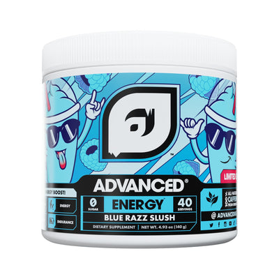 Advanced Energy - Energy Boosting Formula with Electrolytes for Hydration - L-Theanine to Combat Jitters - Sugar Free & Keto Friendly - No Maltodextrin (40 Servings) (Rocket Pop)