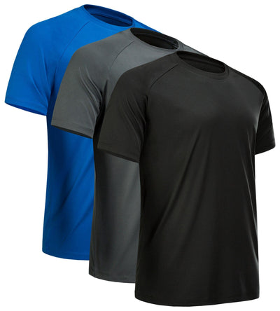 CE' CERDR Mens Workout Shirts Quick Dry Performance Short Sleeve Athletic Shirts