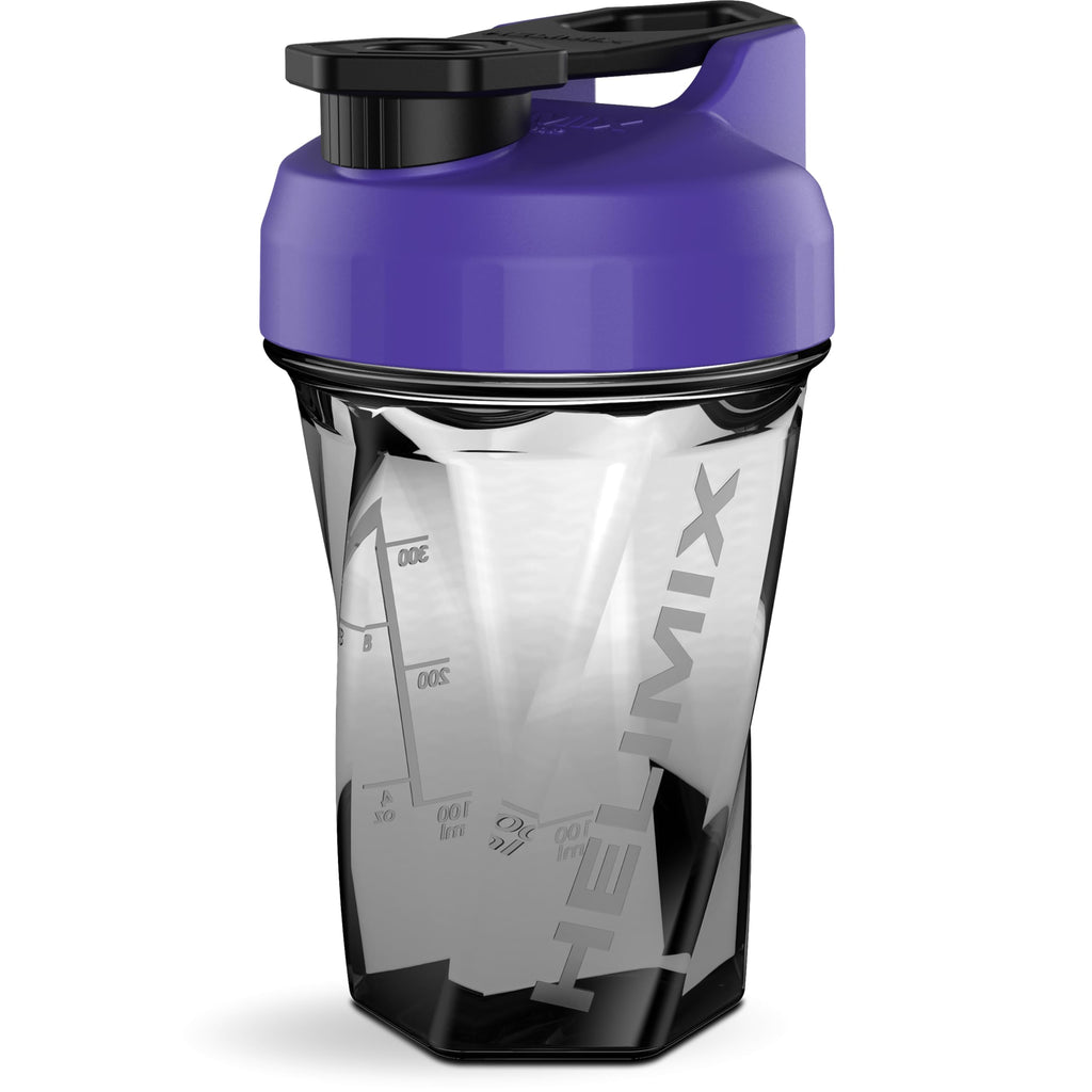 HELIMIX 2.0 Vortex Blender Shaker Bottle Holds upto 28oz | No Blending Ball or Whisk | USA Made | Portable Pre Workout Whey Protein Drink Shaker Cup | Mixes Cocktails Smoothies Shakes | Top Rack Safe