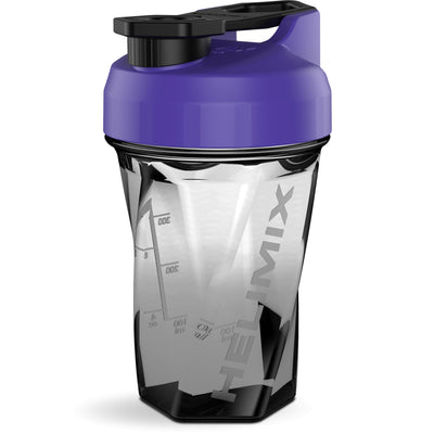 HELIMIX 2.0 Vortex Blender Shaker Bottle Holds upto 28oz | No Blending Ball or Whisk | USA Made | Portable Pre Workout Whey Protein Drink Shaker Cup | Mixes Cocktails Smoothies Shakes | Top Rack Safe