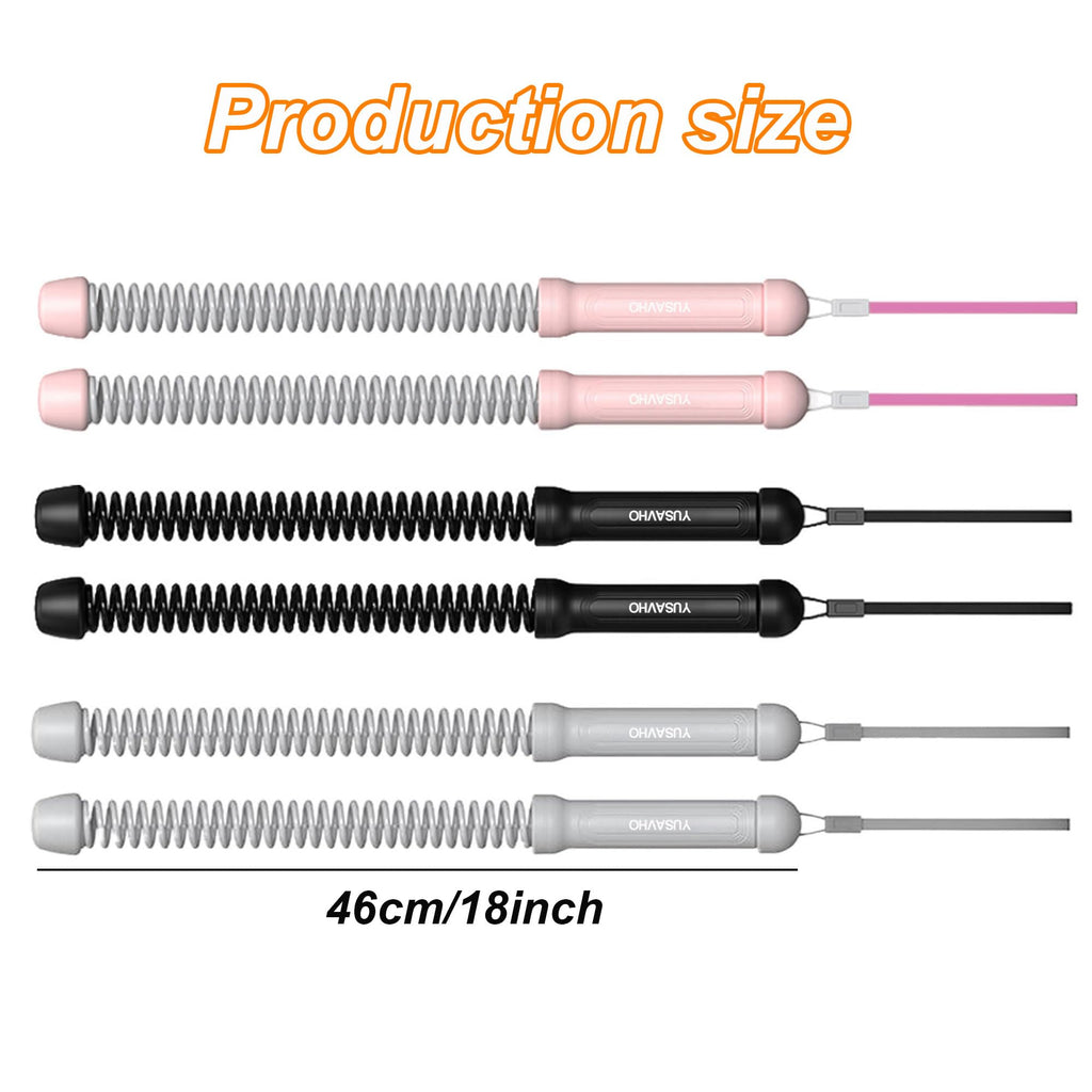 Ropeless Battle Ropes for Home Gym-Cordless Training Rope Fitness Equipment for Men & Women,Weighted Workout Ropes for HIIT,Versatile Exercise Equipment for Home and Travel Exercise(Black)