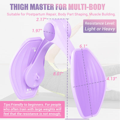Thigh Master Thigh Exerciser for Women, Enhanced Resistance Hip and Pelvis Trainer, Inner Thigh Exercise Equipment Kegel Exercise Products for Women Home Gym