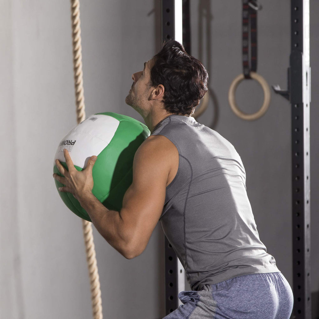 Champion Sports Rhino Slam Ball, 4-30 lb. Non-Slip Grip, Weightlifting, Crossfit, Home Gym, Fitness, 14" Diameter Balls, Optional Storage Rack/Tree Sold Separately