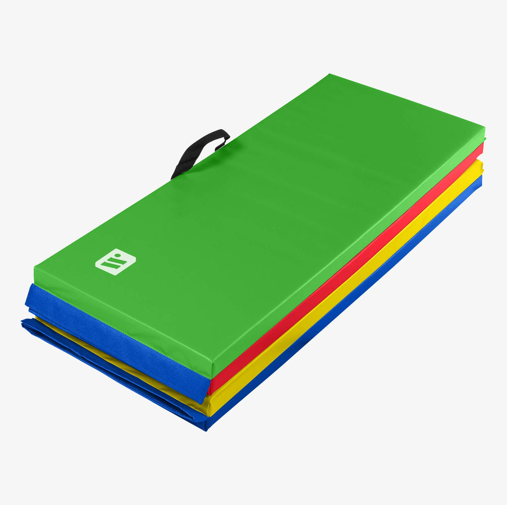 We Sell Mats - 4 ft x 6 ft x 2 - Personal Fitness & Exercise Mat for Home Workout - Lightweight and Folds for Carrying – All Purpose Gym Mat – Thick Mat for Yoga, Pilates, Stretches, Floor Exercises