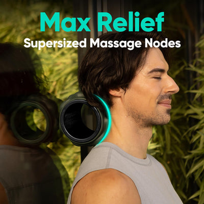 FitBeast Back Roller, Back Wheel Foam Roller - Targeted Muscle Roller for Deep Tissue Massage, Back Stretcher