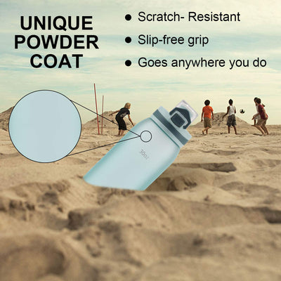 30oz Sport Water Bottle with Time Markers, Large Durable Gym Plastic Bottle Tritan BPA Free for Fitness, Outdoor Enthusiasts, Leakproof Gray (Pack of 1)