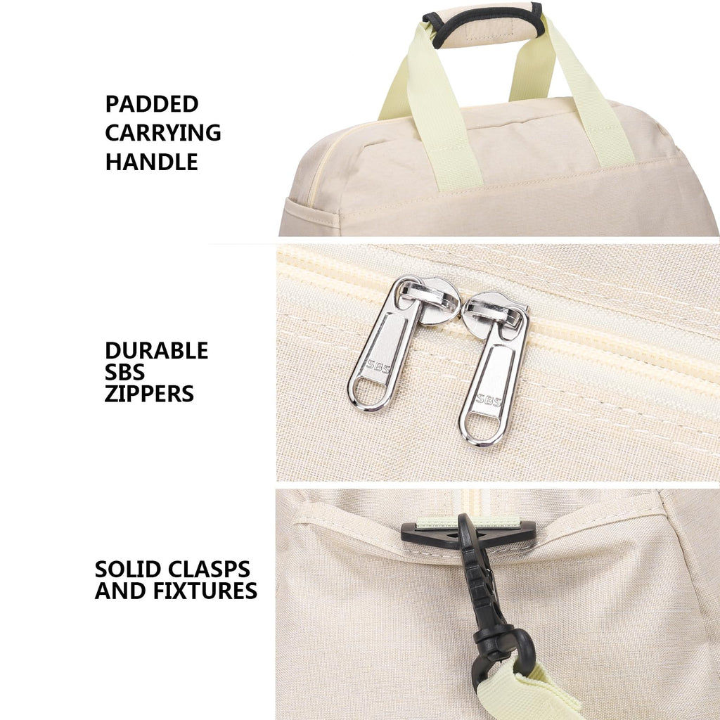 14 inch Small Gym Bag for Women & Men, Mini Duffel Bag for Travel Sports Lightweight Carry On Bag (Light Green)