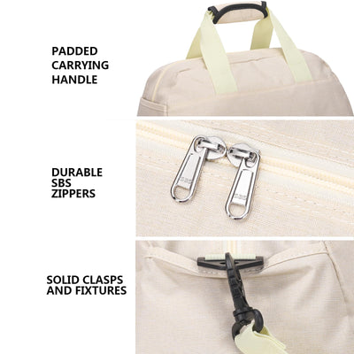 14 inch Small Gym Bag for Women & Men, Mini Duffel Bag for Travel Sports Lightweight Carry On Bag (Light Green)