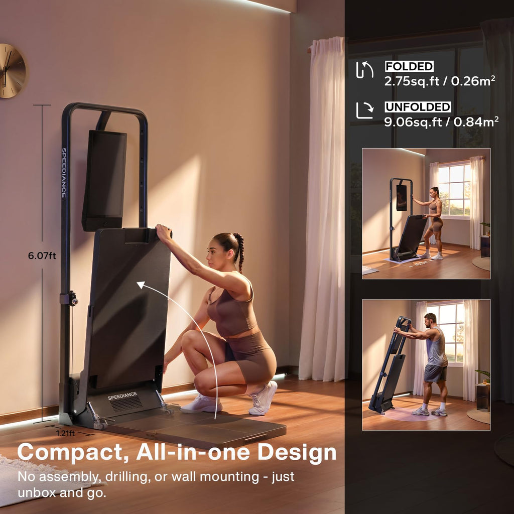 Speediance Home Gym, Smart AI-Powered Multi-Functional Smith Machine for Full Body Strength Training, All-in-one Gym Equipment, Digital Weight System, Workout Station, Squat Rack, Gym Monster 2