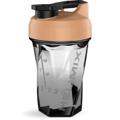 HELIMIX 2.0 Vortex Blender Shaker Bottle Holds upto 28oz | No Blending Ball or Whisk | USA Made | Portable Pre Workout Whey Protein Drink Shaker Cup | Mixes Cocktails Smoothies Shakes | Top Rack Safe