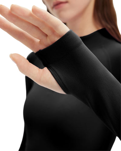 SUUKSESS Workout Sets for Women 2 Piece Seamless Long Sleeve Yoga Outfits Active Leggings Half Zippy Jacket Gym Set