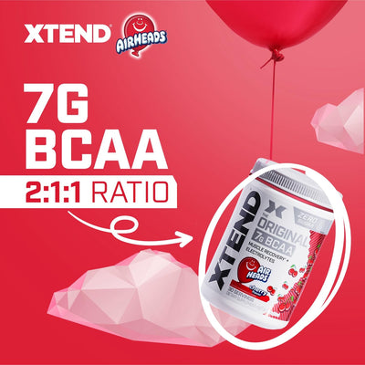 Xtend Original BCAA Powder 7g BCAA and 2.5g L-Glutamine, Sugar Free Post Workout Muscle Recovery Drink with Amino Acids for Men & Women, 30 Servings