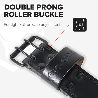 7mm Leather Weight Lifting Belt (IPF, USAPL, USPA, IPL USAW & IWF Approved) - 4" to 2” Tapered Premium Weightlifting Belt for Olympic Lifting, Powerlifting, Cross training, Gym, Workout & Weight Training - Weightlifting Belts for Men and Women