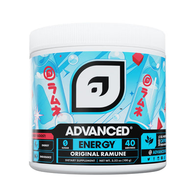 Advanced Energy - Energy Boosting Formula with Electrolytes for Hydration - L-Theanine to Combat Jitters - Sugar Free & Keto Friendly - No Maltodextrin (40 Servings) (Rocket Pop)