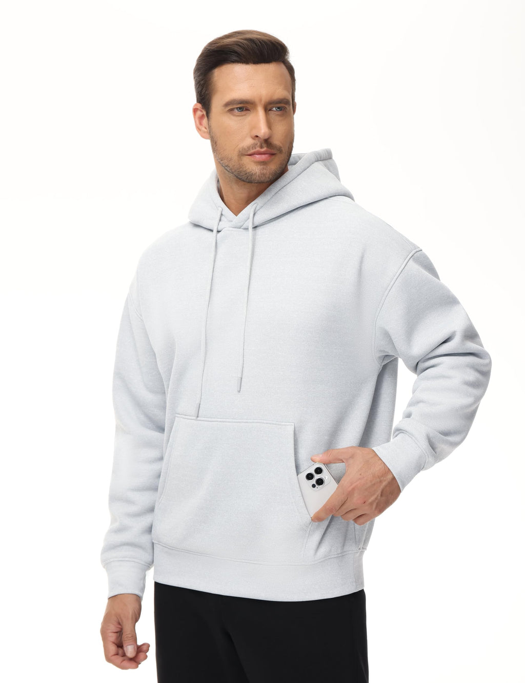THE GYM PEOPLE Men's Fleece Pullover Hoodie Loose Fit Ultra Soft Hooded Sweatshirt With Pockets