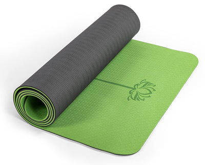 Yoga Mat Non Slip, Pilates Fitness Mats, Eco Friendly, Anti-Tear 1/4" Thick Yoga Mats for Women, Exercise Mats for Home Workout with Carrying Sling and Storage Bag