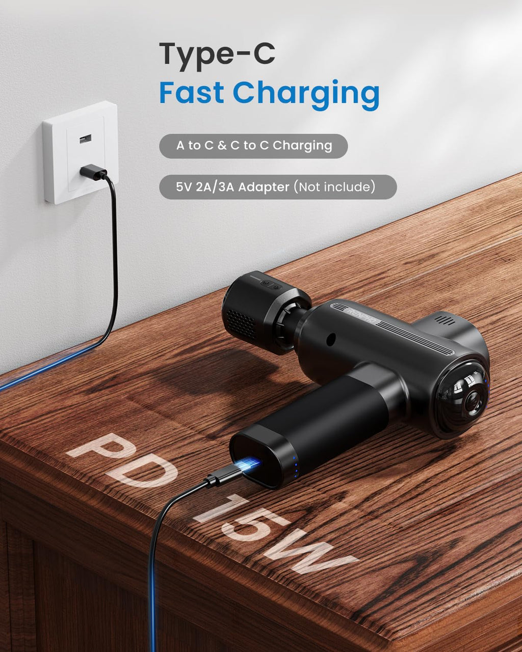 RENPHO Active Thermacool 2 Massage Gun with Heat and Cold Therapy, Christmas Gifts, [2025 Upgraded] Professional Deep Tissue Handheld Massager, Percussion Body Muscle Masajeador for Men Women Athletes