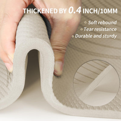 Large Yoga Mat-72’x36’x0.4’ Extra Width ＆ Thick,Comfortable,Non-Slip Exercise Mat-Works Great on All Floor for Stretching,Yoga Studio,Gym or Home Workouts