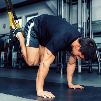 Home Resistance Training Kit | Bodyweight Resistance Bands with Handles, Door Anchor, Heavy Duty Exercise Bands | All-in-One Gym Workout Equipment for Home Fitness