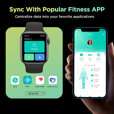 RunStar Smart Scale for Body Weight and Fat Percentage FSA&HSA Eligible, 8-Electrode Digital Bathroom Scale with BMI, Body Fat & Muscle Mass to 28 Body Composition and Printable Body Analysis Report